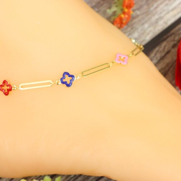 "Elegant Handmade Anklet – Delicate Jewelry for Women, MAR091466 - Picture 10 of 10